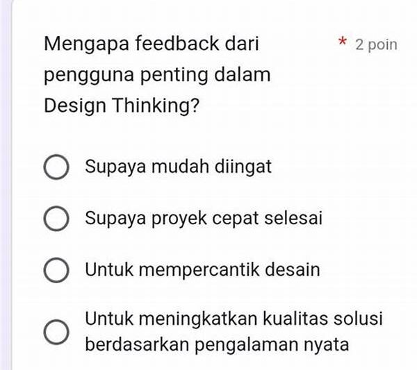 Feedback Pengguna Untuk Perbaikan Desain